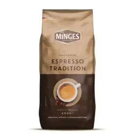 Кофе натуральный жареный в зернах MINGES Espresso Tradition, 1000 г.