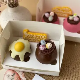 Шоколадные бомбочки с какао и маршмеллоу