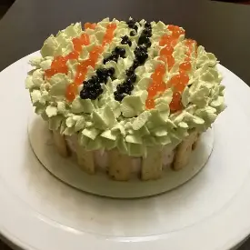 Бенто-торт шпинатный