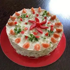 Салат «Пасхальный кулич»