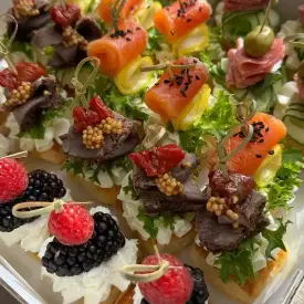 Канапе на слоеной воздушной подушке