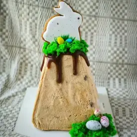 Карамельная творожная пасха