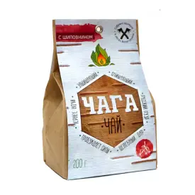 Чага чай с шиповником, 200 гр, Огнецвет