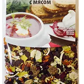 Борщ по-домашнему с мясом, 50 гр, Здоровая еда