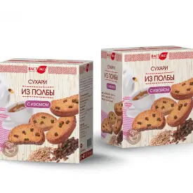 Сухари из полбы с изюмом, 170 гр