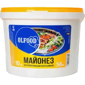 Майонез 56% 10 л «Olfood»