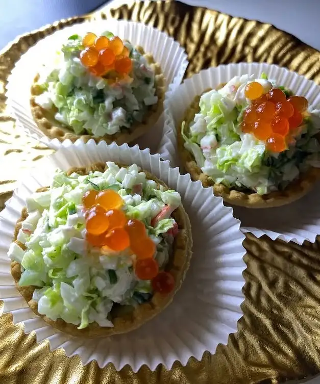 Тарталетка с салатиком «Зеленый»