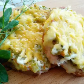 Свинина запечённая с грибами