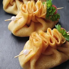 Блинчики с жюльеном