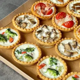 Мини-киш в тарталетках