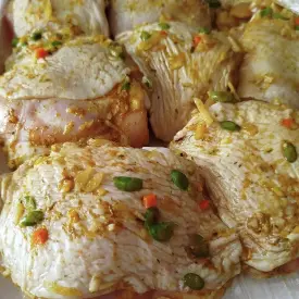 Бедро в чесночном маринаде