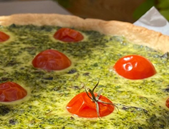 Киш лорен 4 сыра с филе улитки