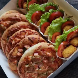 Мини-пиццы, 10 шт.