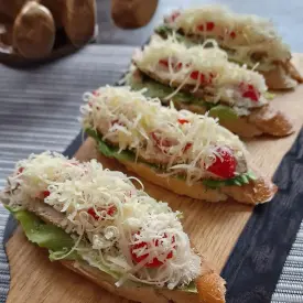 Брускетта «Цезарь», 10 шт.