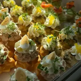 Профитроли с паштетом, 10 шт.