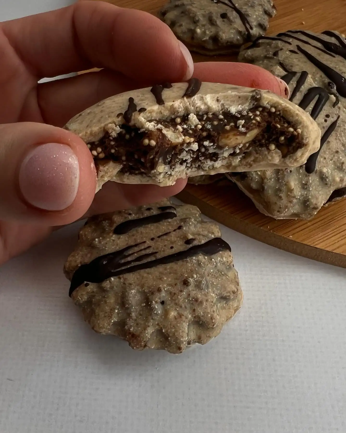 Амарантовые вафли фото 2