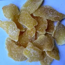 Имбирь листики в сахаре (цукаты)