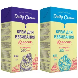 Крем (сливки) на растительных маслах для взбивания, 26%