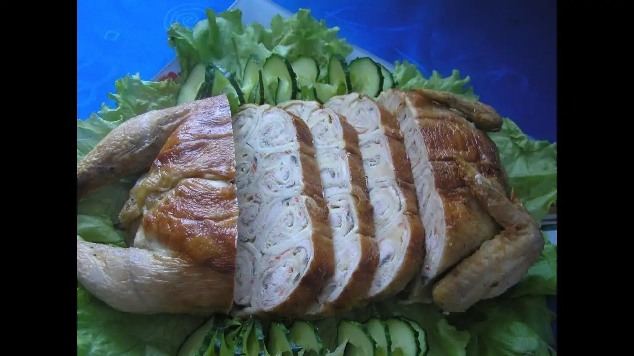 Фаршированная курица