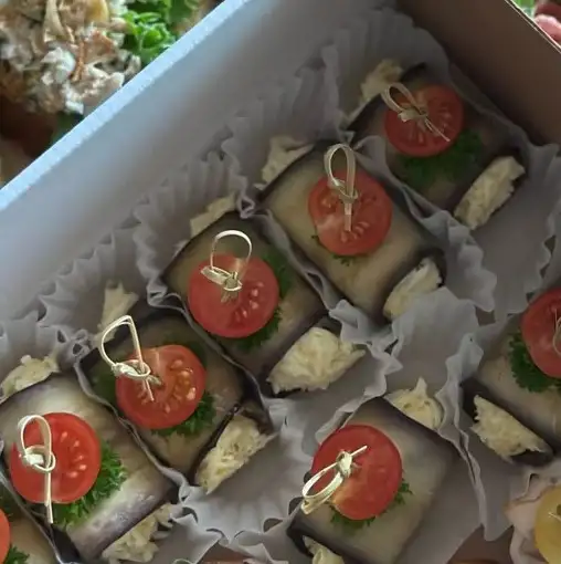 Рулетики из баклажан фото 2