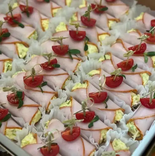 Рулетики из ветчины фото 2