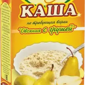 Каша «Овсяная с грушей»