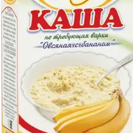 Каша «Овсяная с бананом»