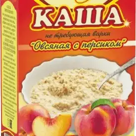 Каша «Овсяная с персиком»