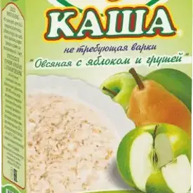 Каша «Овсяная с яблоком и грушей»