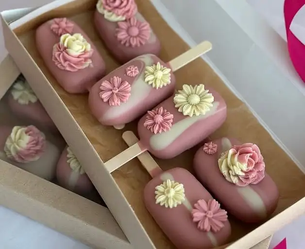 Пирожные к 8 марта фото 2