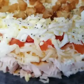 Мясной салат «Курочка под кайфом»