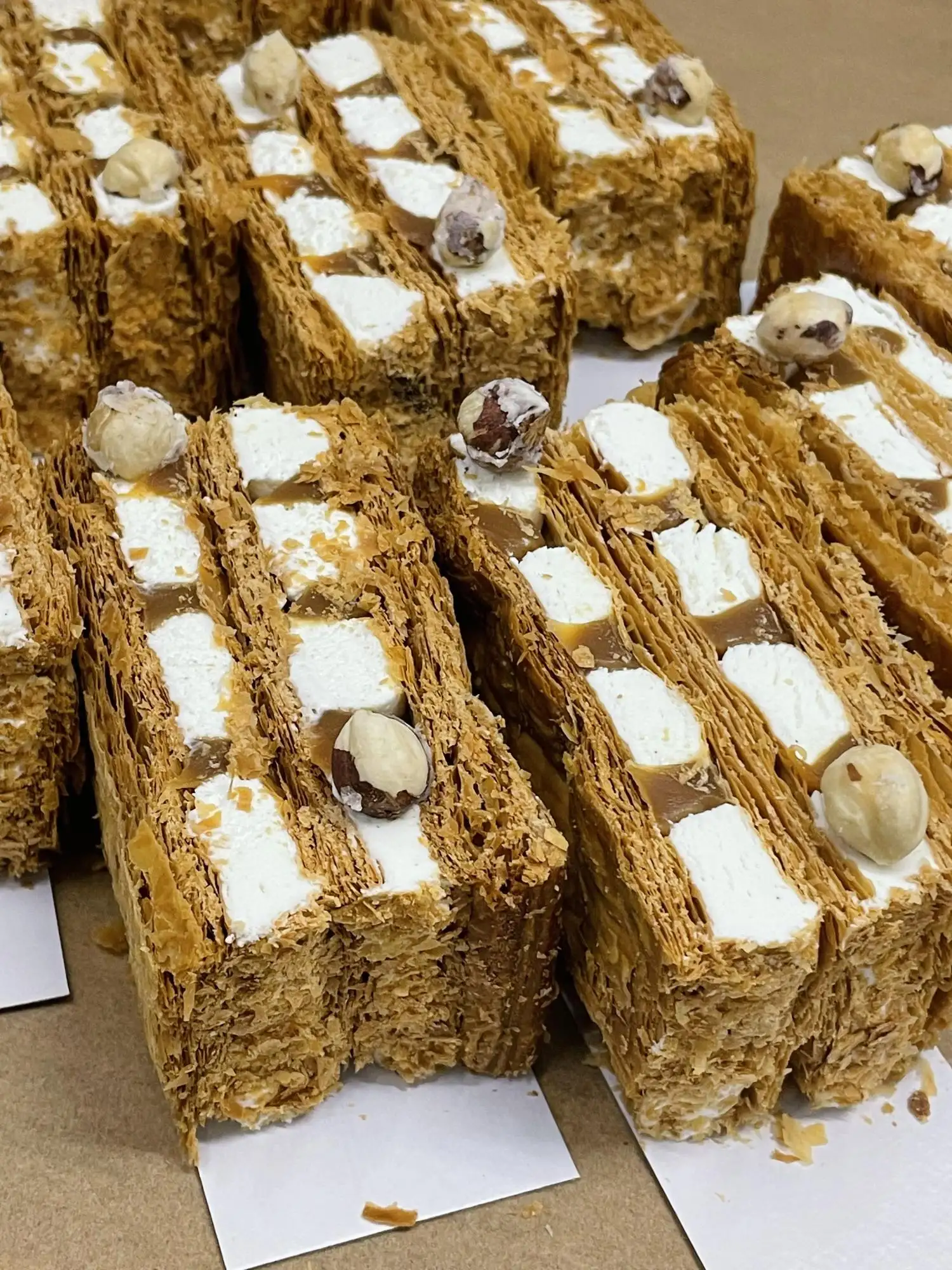 Мильфей с карамелью