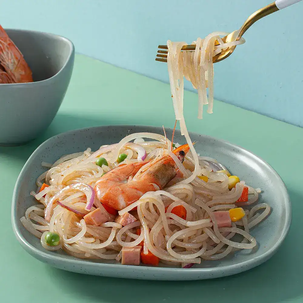 Сухие конжаковые спагетти фото 4