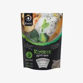 Конжаковые феттучини в маринаде