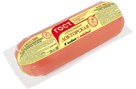 Колбаса «Докторская ГОСТ», вареная, «Иней» фото 2