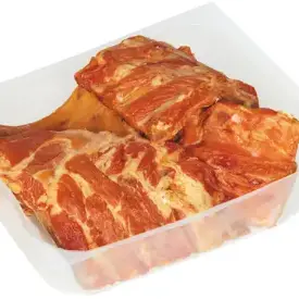 Ребра свиные, рубленные, копчено-вареные