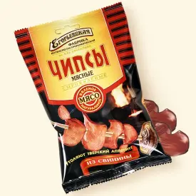 Чипсы свиные сыровяленые