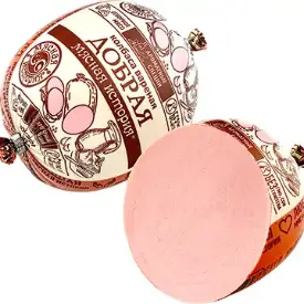 Колбаса вареная «Добрая», «Мясная История»