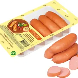 Сардельки «Элитные», в натуральной оболочке