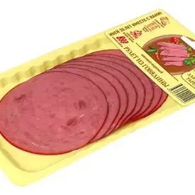 Рулет из говядины копчено-вареный