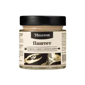 Паштет из трески с икрой и снежным крабом