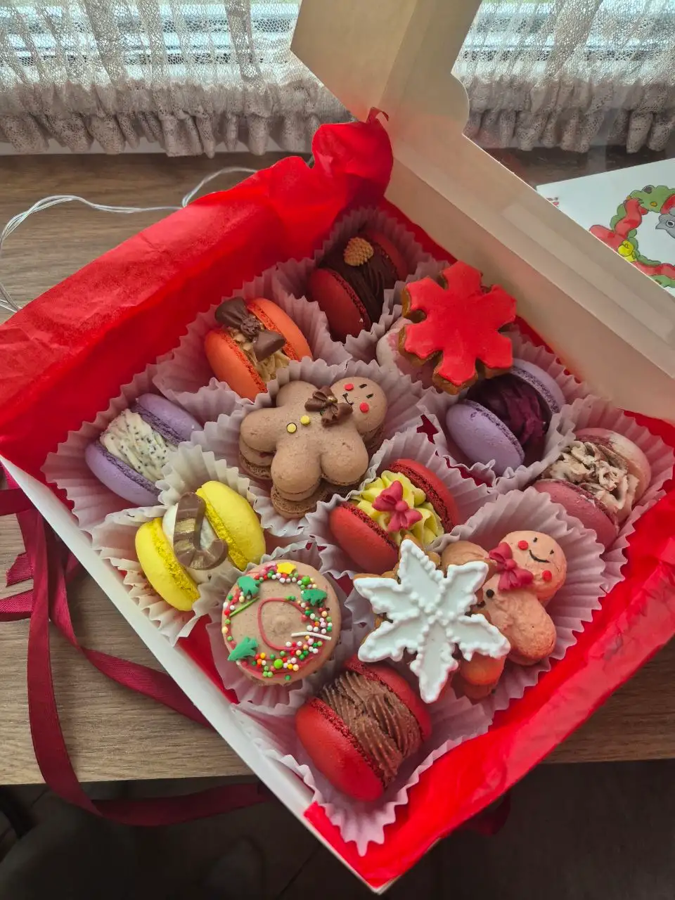 Праздничное ассорти из макарон с домашними пряничками фото 2