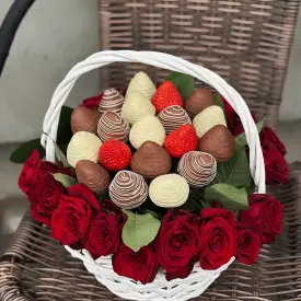 Корзина с цветами