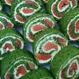 Рулет шпинатный