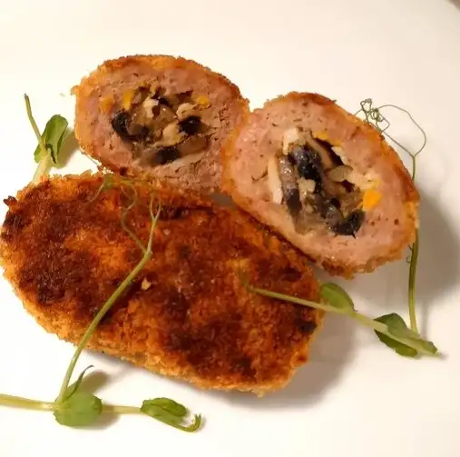 Зразы с грибами и яйцом