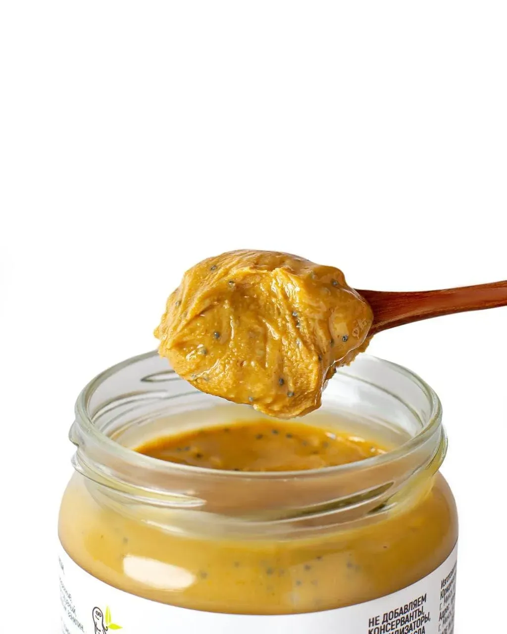 Паста арахисовая Soft&Sweet с маком, лимоном и ванилью, 350гр. фото 2