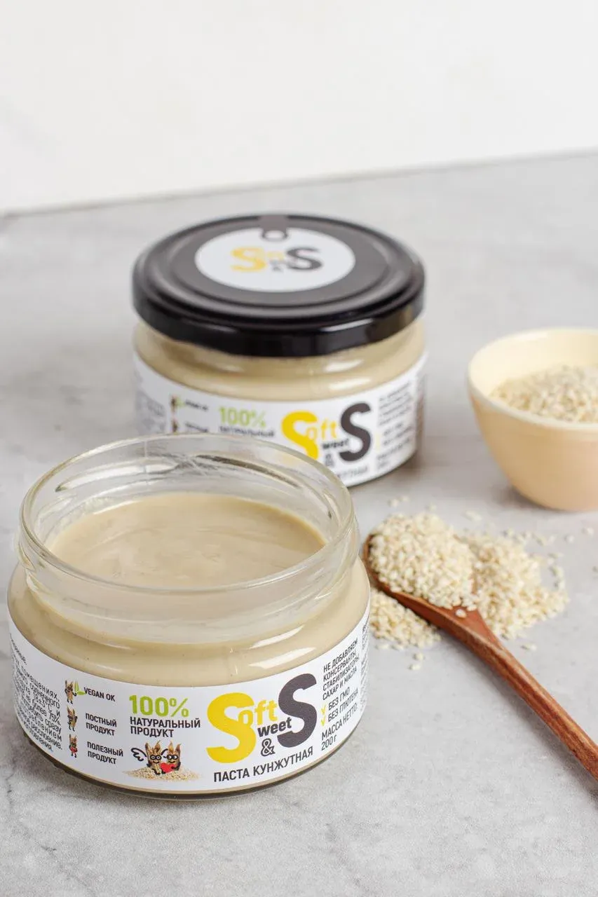Паста кунжутная Soft&Sweet, 200 гр. фото 2