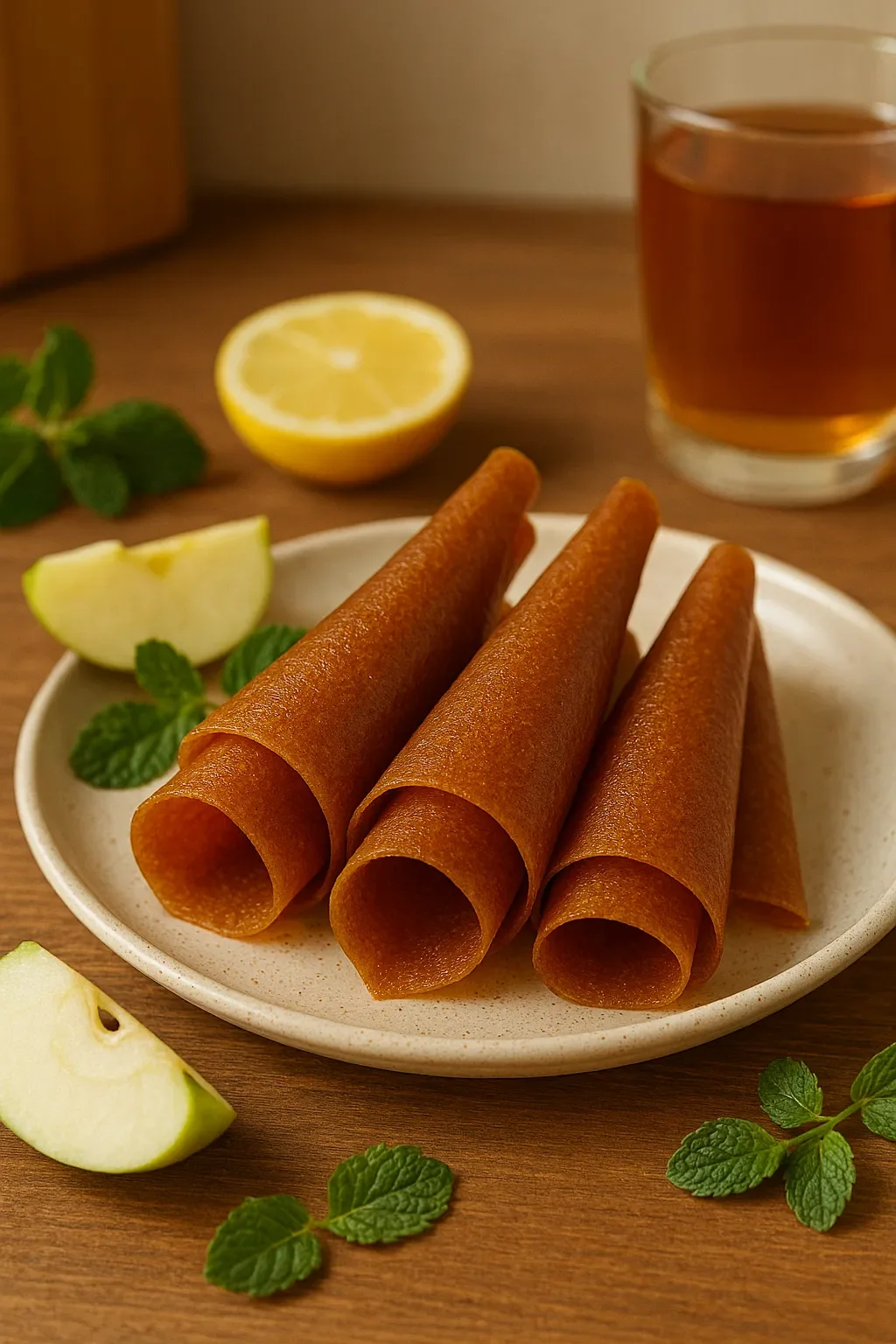 Пастила фруктовая лимон-яблоко-мед, 100 гр.