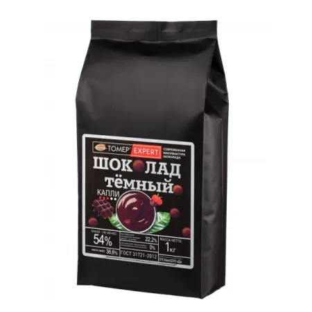 Темный шоколад 54% Tomer Expert, 400 гр.