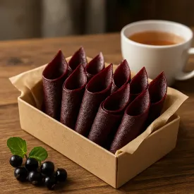 Пастила фруктовая черная смородина, 200 гр.